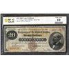 Image 1 : 1882 $20 Gold Certificate Note Fr. 1174 PCGS Very Good 10 Brown Seal