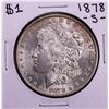 Image 1 : 1878-S $1 Morgan Silver Dollar Coin