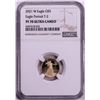 Image 1 : 2021-W Type 2 $5 Proof American Gold Eagle Coin NGC PF70 Ultra Cameo