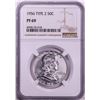 Image 1 : 1956 Type 2 Proof Franklin Half Dollar Coin NGC PF69