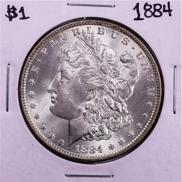 1884 $1 Morgan Silver Dollar Coin