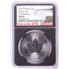 Image 1 : 2018 $5 Canada Maple Leaf Silver Coin NGC MS69 First Releases