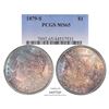 Image 1 : 1879-S $1 Morgan Silver Dollar Coin PCGS MS65 Amazing Toning