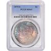 Image 2 : 1879-S $1 Morgan Silver Dollar Coin PCGS MS65 Amazing Toning