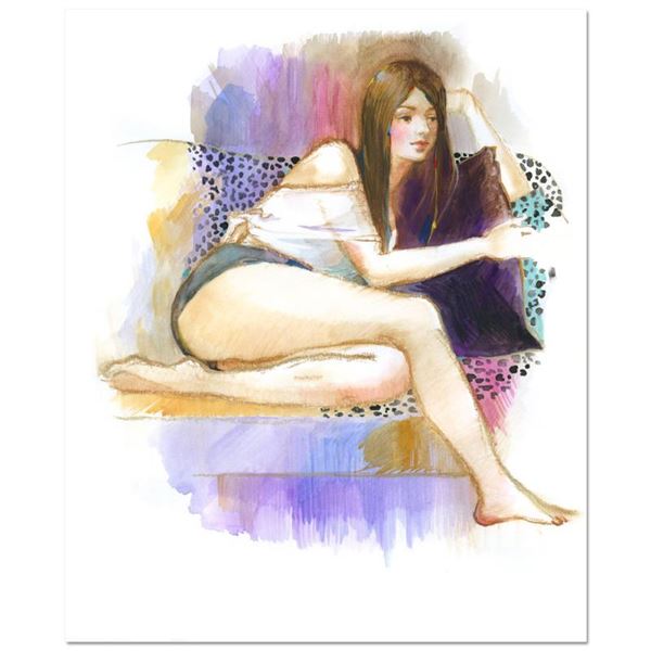 Sotskova "Lazy-Afternoon" Original Mixed Media On Paper