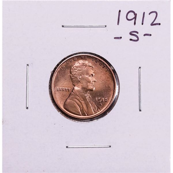 1912-S Lincoln Wheat Cent Coin