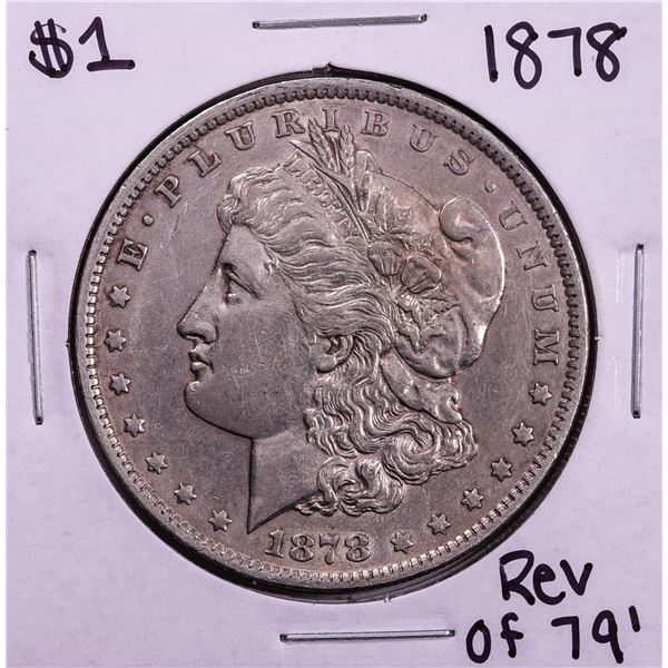 1878 7TF REV OF 79 $1 Morgan Silver Dollar Coin