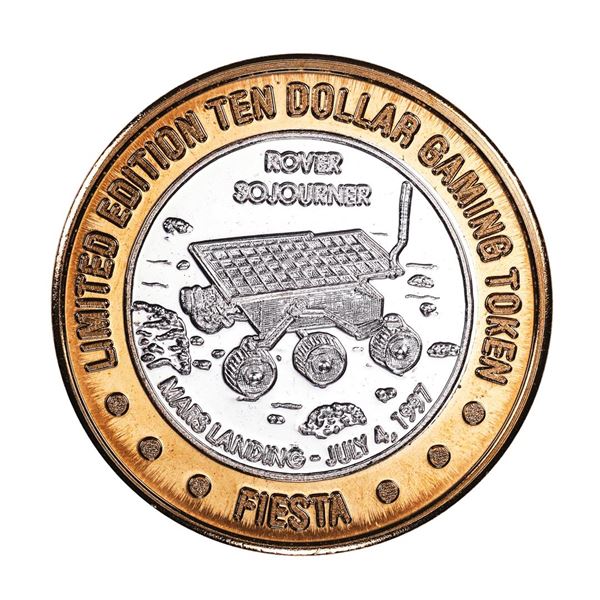 .999 Silver Fiesta Casino and Hotel $10 Casino Limited Edition Gaming Token