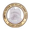 Image 1 : .999 Silver Silver Legacy Reno, Nevada $10 Casino Limited Edition Gaming Token