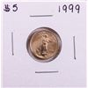 Image 1 : 1999 $5 American Gold Eagle Coin
