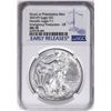 Image 1 : 2021(P) T-1 $1 American Silver Eagle Coin NGC MS70 ER Philadelphia Emergency Issue