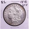 Image 1 : 1878 8TF $1 Morgan Silver Dollar Coin