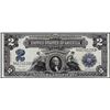 Image 1 : 1899 $2 Mini-Porthole Silver Certificate Note