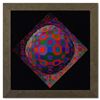 Image 3 : Victor Vasarely "Okta-Stri, Planetary, Et Ondocto L'Octogone Triptych" Mixed Media