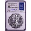 Image 1 : 2021(S) Ty. 1 $1 American Silver Eagle Coin NGC MS69 Jeppson Signed Emergency Release