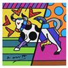 Image 1 : Romero Britto "Taurus" Limited Edition Giclee On Canvas