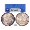 Image 1 : 1898-O $1 Morgan Silver Dollar Coin ANACS MS65 Amazing Toning