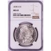 Image 1 : 1878-S $1 Morgan Silver Dollar Coin NGC MS63