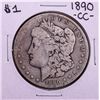 Image 1 : 1890-CC $1 Morgan Silver Dollar Coin