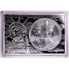 Image 1 : 1997 $1 American Silver Eagle Coin & 2oz Silver Bar Set