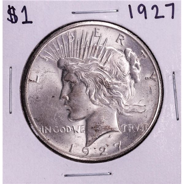 1927 $1 Peace Silver Dollar Coin