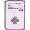 Image 1 : 1549 KB Hungary Denar 'Madonna and Child' Coin NGC AU55