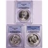 Image 1 : Lot of 1972-S to 1974-S $1 Eisenhower Silver Dollar Coins PCGS MS67