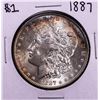 Image 1 : 1887 $1 Morgan Silver Dollar Coin