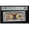 Image 1 : 2011 $1 Disney Pirates of Caribbean On Stranger Tides Note PMG Gem Uncirculated 66EPQ