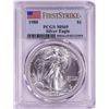 Image 1 : 1988 $1 American Silver Eagle Coin PCGS MS69 First Strike