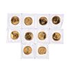 Image 1 : Lot of (10) Sealed 1999 Canadian $5 Maple Leaf Gold Coins