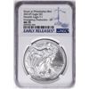 Image 1 : 2021(P) T-1 $1 American Silver Eagle Coin NGC MS70 ER Philadelphia Emergency Issue