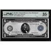 Image 1 : 1914 $5 Federal Reserve Note Richmond Fr.862 PMG Choice Very Fine 35EPQ