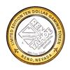 Image 2 : .999 Fine Silver Reno Tahoe International Airport $10 Limited Edition Gaming Token