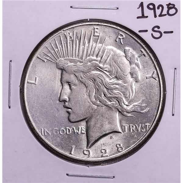 1928-S $1 Peace Silver Dollar Coin