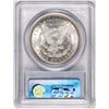 Image 2 : 1889 $1 Morgan Silver Dollar Coin PCGS MS63 Nice Toning