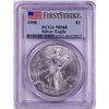 Image 1 : 1998 $1 American Silver Eagle Coin PCGS MS68 First Strike