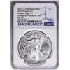 Image 1 : 2021(P) T-1 $1 American Silver Eagle Coin NGC MS70 ER Philadelphia Emergency Issue