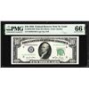 Image 1 : 1950 $10 Federal Reserve Note St. Louis Fr.2010-HW Wide PMG Gem Uncirculated 66EPQ