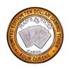 Image 1 : .999 Silver Four Queens Casino Hotel Las Vegas $10 Limited Edition Gaming Token