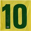 Image 2 : Brazil Soccer Jersey Autographed By Pele With Certificate Of Authenticity