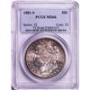 Image 1 : 1881-S $1 Morgan Silver Dollar Coin PCGS MS66