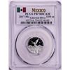 Image 1 : 2017-Mo Mexico Proof 1/10 oz Silver Libertad Coin PCGS PR70DCAM