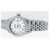 Image 8 : Rolex Ladies Stainless Steel Silver Diamond Oyster Perpetual Datejust