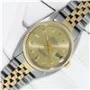 Image 1 : Rolex Men's Two Tone Diamond Datejust Oyster Perpetual Wristwatch With Rolex Box