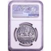 Image 2 : 1947 Maple Leaf at Date Canada $1 George VI Silver Dollar Coin NGC AU Details