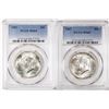 Image 1 : Lot of (2) 1967 Kennedy Half Dollar Coins PCGS MS64