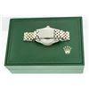 Image 9 : Rolex Men's Two Tone Mother of Pearl Pyramid Diamond Datejust Wristwatch