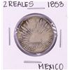 Image 1 : 1853 Ga J.G. Mexico 2 Reales Silver Coin