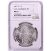 Image 1 : 1881-CC Vam-2 Doubled "88" $1 Morgan Silver Dollar Coin NGC MS65